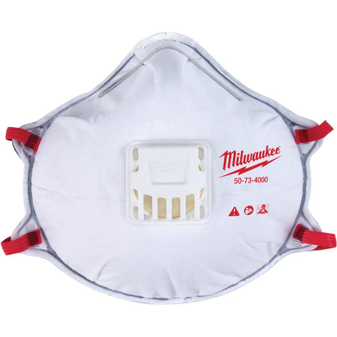 Milwaukee Disposable Respirator with Gasket; Mfg #48-73-4001