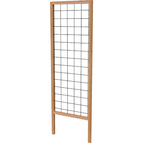 Panacea Wood Framed Wire Grid Trellis; Mfg #82158
