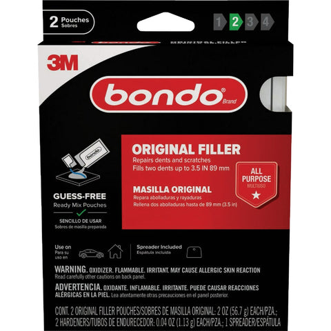 Bondo Ready-Mix Original Body Filler; Mfg #OR-2PK-ES