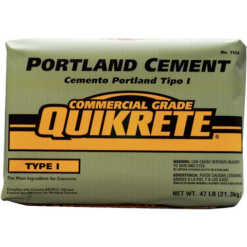 Quikrete Portland Cement Type I; Mfg #112447