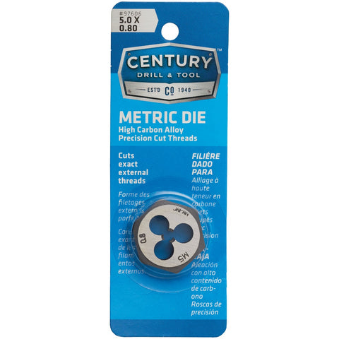 Century Drill & Tool Metric Hex Die; Mfg #97606