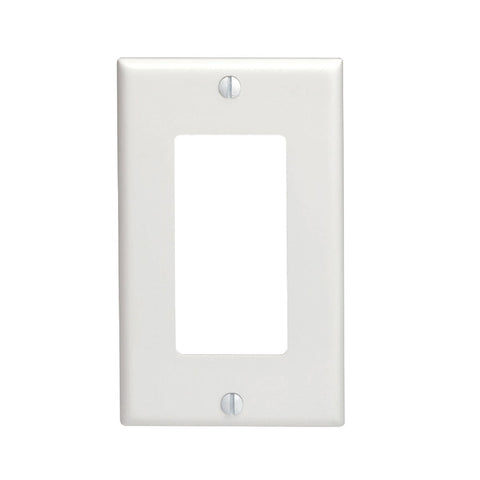 Leviton Decora Nylon Decorator Wall Plate; Mfg #122-80401-0NW