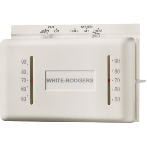 White Rodgers Heating and Cooling Mechanical Thermostat; Mfg #M150