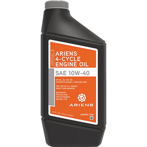 Ariens 10W40 Oil; Mfg #70724000