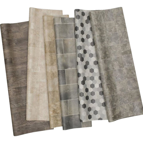 Mohawk Home Vinyl Remnant Floor Covering; Mfg #E8229 9999 72X96