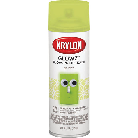 Krylon Glowz Glow-In-The-Dark Spray Paint; Mfg #K03150007