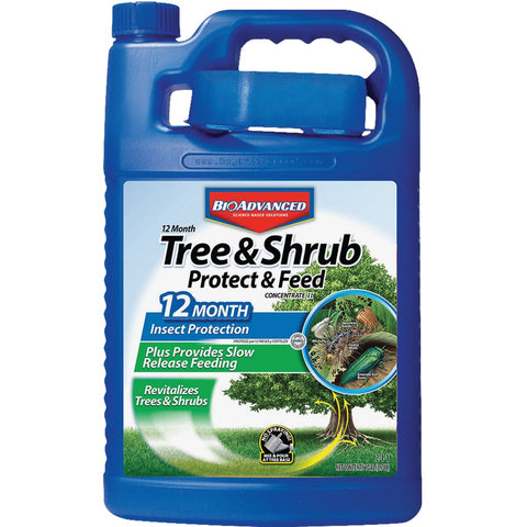 BioAdvanced Tree & Shrub Protect & Feed Insect Killer; Mfg #701915A