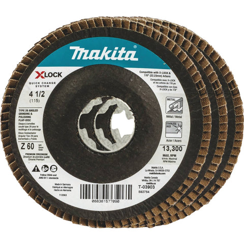 Makita Type 29 Flap Sanding Wheel; Mfg #T-03903-3