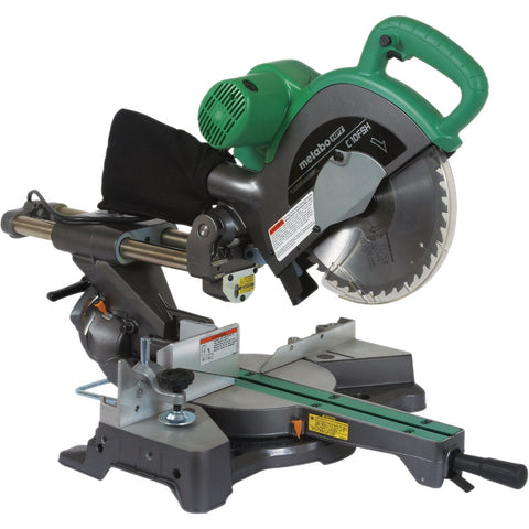 Metabo HPT 10 In. 12-Amp Dual-Bevel Sliding Compound Miter Saw; Mfg #C10FSHSM