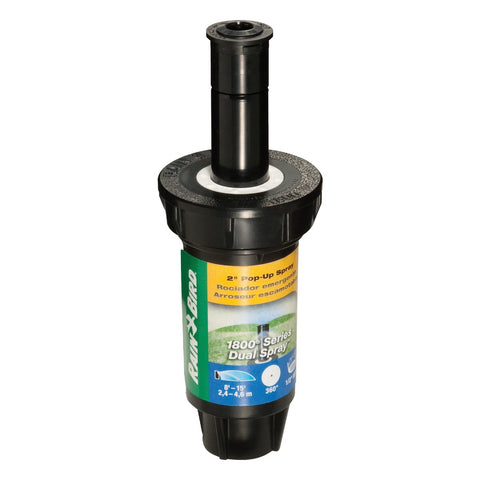 Rain Bird Dual Spray Pop-Up Head; Mfg #1802FDS
