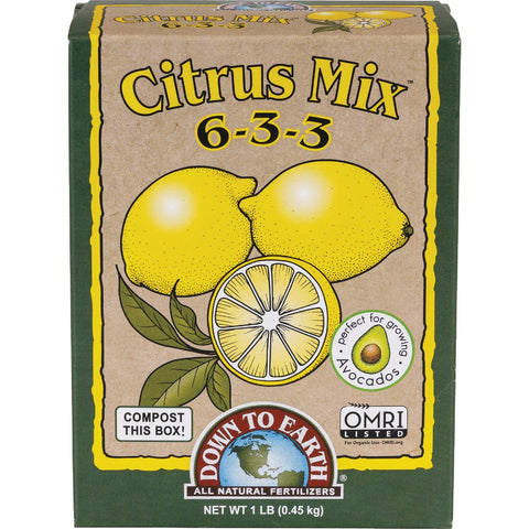 Down To Earth Citrus Mix; Mfg #DTE17863