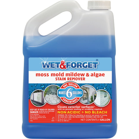 Wet & Forget Moss, Mold, Mildew, & Algae Stain Remover; Mfg #800128