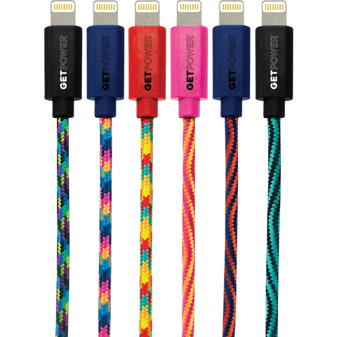 GetPower 10 Ft. USB Charging & Sync Cable; Mfg #GP-XL-BRD-L