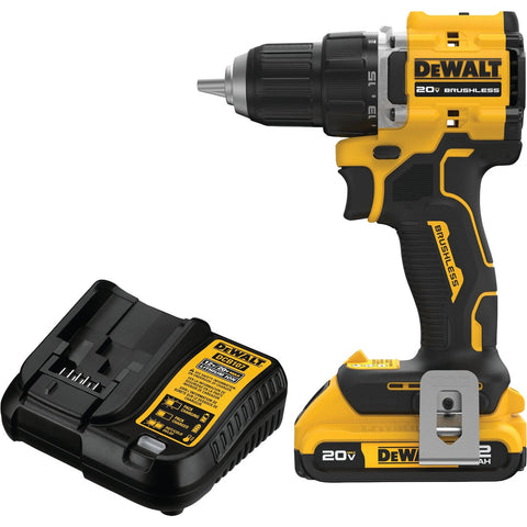 DEWALT ATOMIC 20V MAX Brushless Compact Cordless Drill/Driver Kit; Mfg #DCD794D1