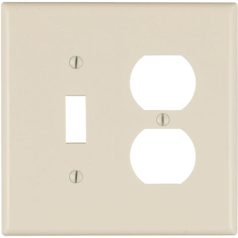 Leviton Mid-Way Combination Wall Plate; Mfg #005-80505-00T