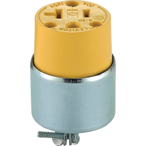 Leviton Armored Cord Connector; Mfg #000-520CA