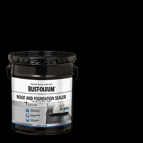 Rust-Oleum Non-Fibered Roof & Foundation Coating; Mfg #347434
