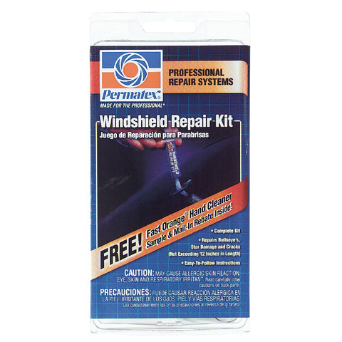 PERMATEX Windshield Repair Kit; Mfg #09103