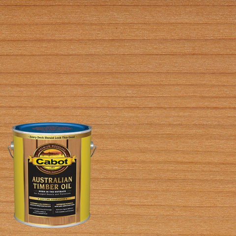 Cabot Australian Timber Oil Water Reducible Translucent Exterior Oil Finish; Mfg #140.0019457.007