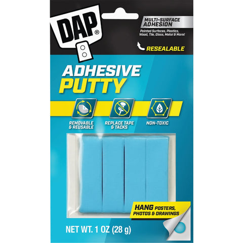 DAP Blue Stik Reusable Adhesive Putty; Mfg #7079801201