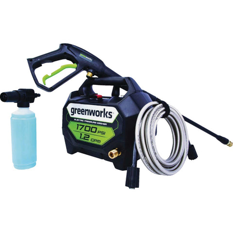 Greenworks 1700 psi Handheld Electric Pressure Washer; Mfg #5103902