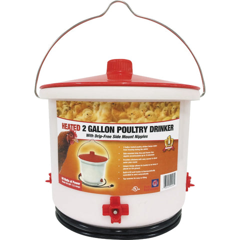 Farm Innovators Heated Poultry Drinker; Mfg #HB-60P