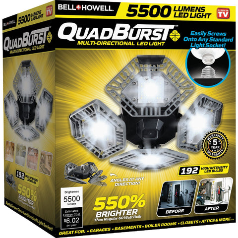 Bell+Howell QuadBurst Multi-Directional LED Light; Mfg #2404