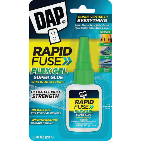 DAP RapidFuse Multi-Purpose Adhesive Gel; Mfg #7079800163