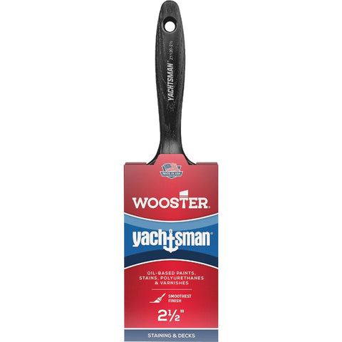 Wooster Yachtsman White China Bristle Paint Brush; Mfg #Z1120-2 1/2