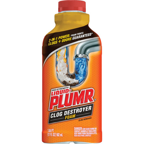 Liquid-Plumr Slow Flow Fighter Drain Opener & Cleaner; Mfg #10044600012909