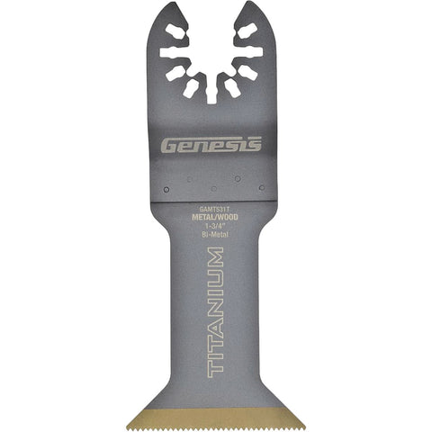 Genesis Titanium Coated Bi-Metal Flush Cut Oscillating Blade; Mfg #GAMT531T