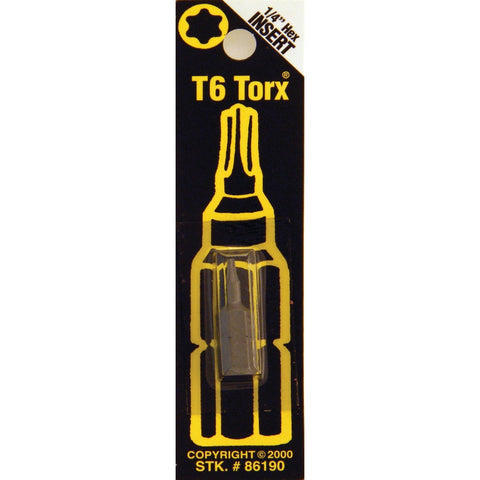 Best Way Tools Insert Screwdriver Bit; Mfg #B86190