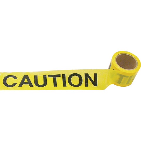 Midwest Fastener Hy-Ko Yellow/Black Caution Tape; Mfg #CAR-200