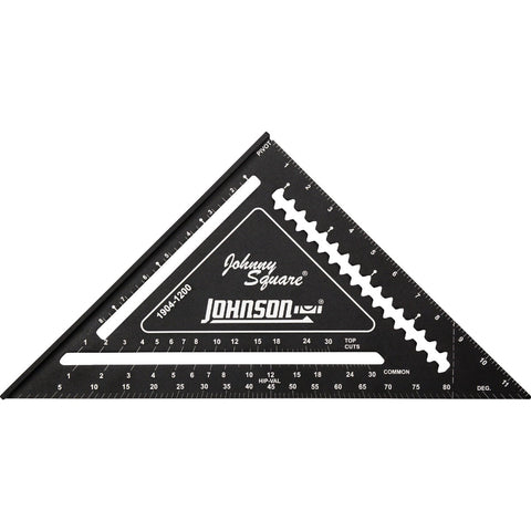 Johnson Level Johnny Square Professional Easy-Read Rafter Square; Mfg #1904-1200