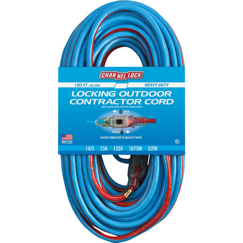 Channellock 14/3 Extension Cord; Mfg #73100LKCL