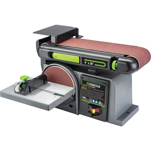 Genesis Belt Sander and 6 In. Disc; Mfg #GBDS430