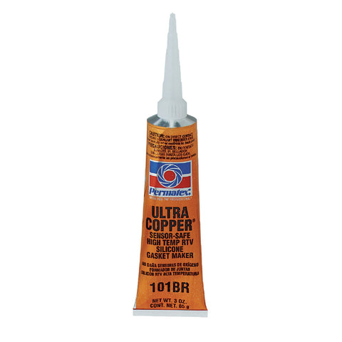 Permatex Ultra Copper High-Temp RTV Silicone Gasket; Mfg #81878