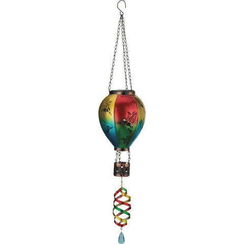 Regal Art & Gift Hot Air Balloon Solar Lantern; Mfg #13516