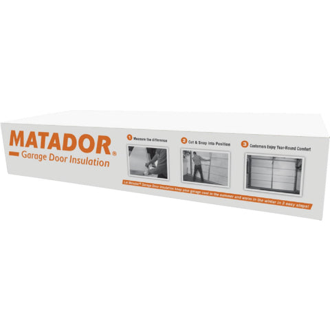 Matador Universal Steel Garage Door Insulation Kit; Mfg #SGDIK001