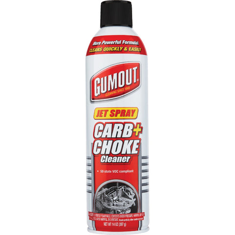 GUMOUT Choke & Carburetor Cleaner Jet Spray; Mfg #800002231
