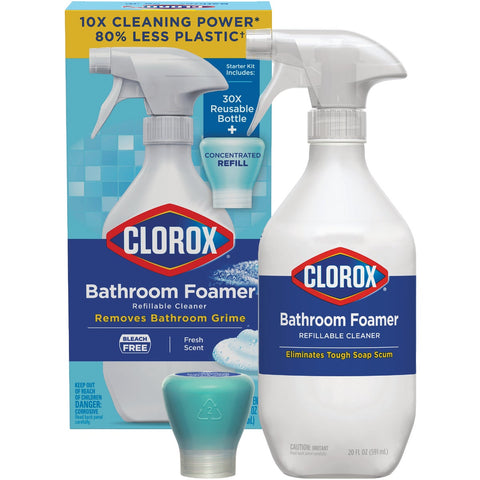 Clorox Bathroom Foamer Cleaner Starter Kit; Mfg #60164