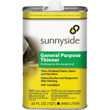 Sunnyside Low VOC General Purpose Paint Thinner; Mfg #47632