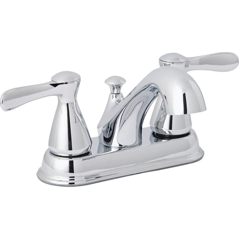 Home Impressions Traditional Style 2-Handle 4 In. Centers Bathroom Faucet with Pop-Up; Mfg #F51A1123CP-JPA9