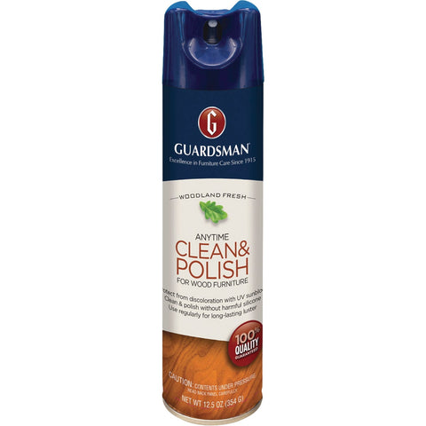 Guardsman Anytime Clean & Polish for Wood Furniture; Mfg #460700