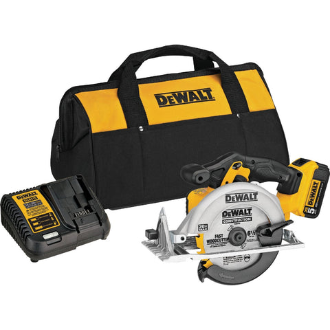 DeWalt 20V MAX Lithium-Ion Cordless Circular Saw Kit; Mfg #DCS391P1