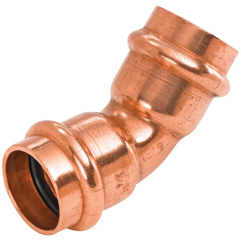 NIBCO 45 Degree Press Copper Elbow; Mfg #9042900PCU