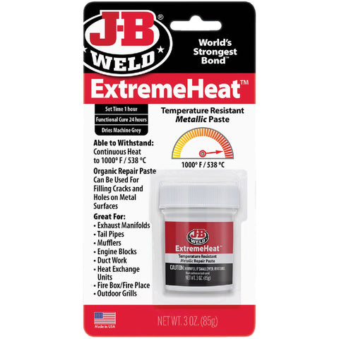 J-B Weld ExtremeHeat Metal Filler; Mfg #37901