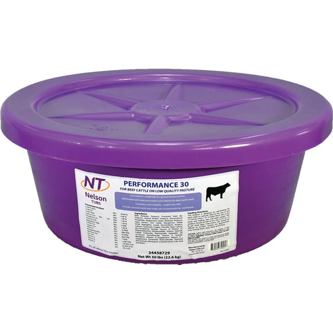 Nelson Tubs Performance Beef Cattle Feed Supplement; Mfg #34458729