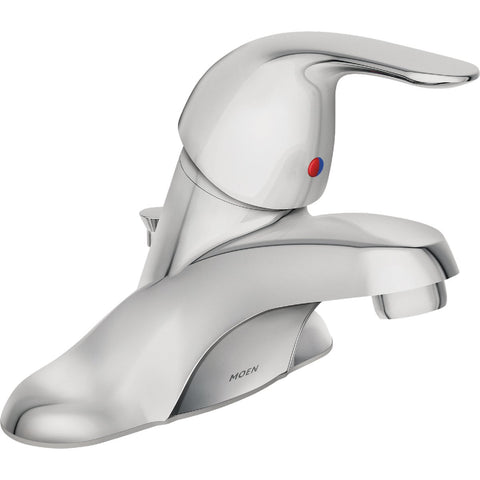 Moen Adler 1-Handle Low-Arc Bathroom Faucet with Pop-Up; Mfg #WS84503