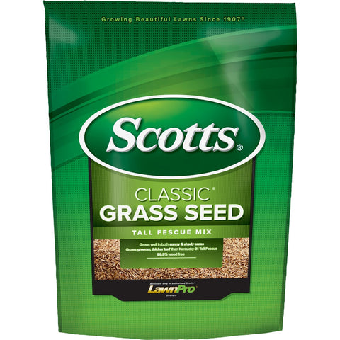 Scotts Classic Tall Fescue Grass Seed; Mfg #17325